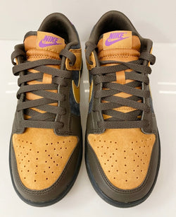 ナイキ NIKE DUNK LOW RETRO PRM OFF NOIR/CIDER-DARK CHOCOLATE ダンク ロー レトロ プレミアム オフ ノワール/サイダー-ダーク チョコレート オレンジ系 DH0601-001 レディース靴 スニーカー オレンジ 24cm 101-shoes718