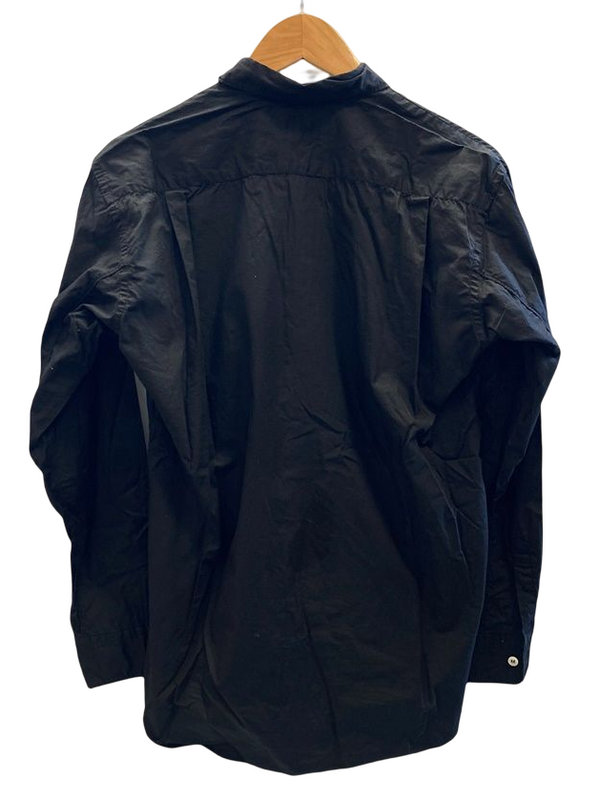 コムデギャルソン COMME des GARCONS SHIRT コットンシャツ 長袖シャツ 丸 円 サークル  黒  日本製 XS 長袖シャツ ドット・水玉 ブラック SSサイズ 101MT-1597