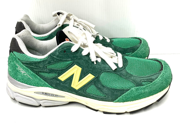 ニューバランス new balance 990v3 “Green/Yellow” Made in U.S.A. Season 2 M990GG3 メンズ靴 スニーカー ロゴ グリーン 201-shoes409
