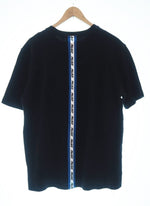 パレス PALACE VERTICAL WEAVE T-SHIRT バーティカル ウェーブ Tシャツ 半袖 半袖カットソー ロゴライン 黒 RN150137 Tシャツ ロゴ ブラック Lサイズ 101MT-434