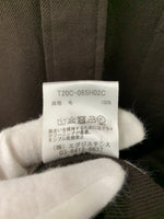 テクスト Text Patagonian Organic Wool Vyella Comfort Fit Shirt イージーフィットシャツ 日本製 T20C-06SH02C 長袖シャツ 無地 ブラウン 201MT-857