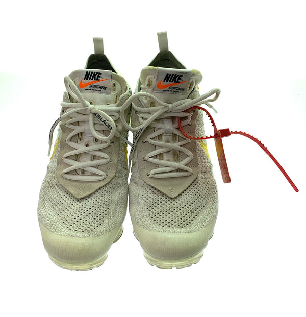 ナイキ NIKE オフホワイト×ナイキ エアヴェイパーマックス Off-white × Nike Air Vapormax "White" AA3831-100 メンズ靴 スニーカー ロゴ ホワイト 27cm 201-shoes632