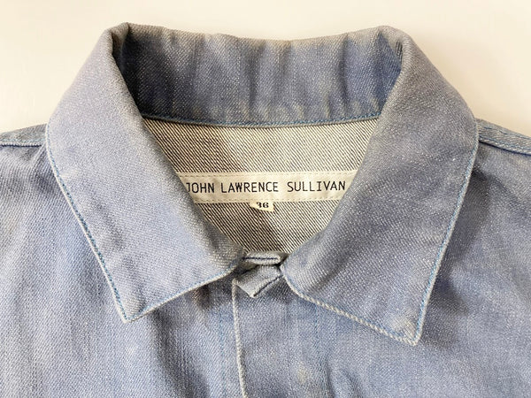 ジョンローレンスサリバン JOHN LAWRENCE SULLIVAN デニム ジャケット JACKET ブルー系 ボタン Made in JAPAN サイズ36 ジャケット 無地 ブルー 101MT-813