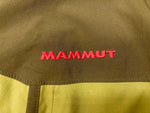 マムート MAMMUT SWISS TECHNOLOGY MAMMUT Mammoth ナイロンジャケット GORE-TEX ゴアテックス 刺繍ロゴ カーキ系 1010-09570 ジャケット ロゴ カーキ Lサイズ 101MT-1319