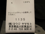 Yohji Yamamoto POUR HOMME ヨウジヤマモト シワギャバ カラスパンツ ブラック size 3
