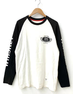 シュプリーム SUPREME 09SS Old No.7 Whiskey Raglan L/S Tee ロンT ロゴ ホワイト Mサイズ 201MT-1095