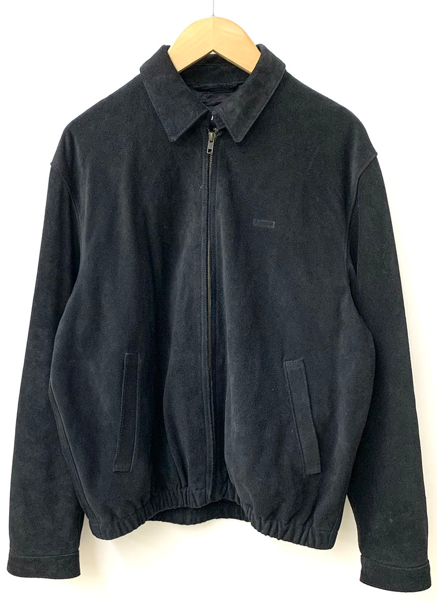 素材スエードsupreme suede harrington  jacket