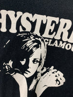 ヒステリックグラマー HYSTERIC GLAMOUR クルーネック Tee プリント 日本製 0203CT14 Tシャツ ロゴ ブラック Lサイズ 201MT-937