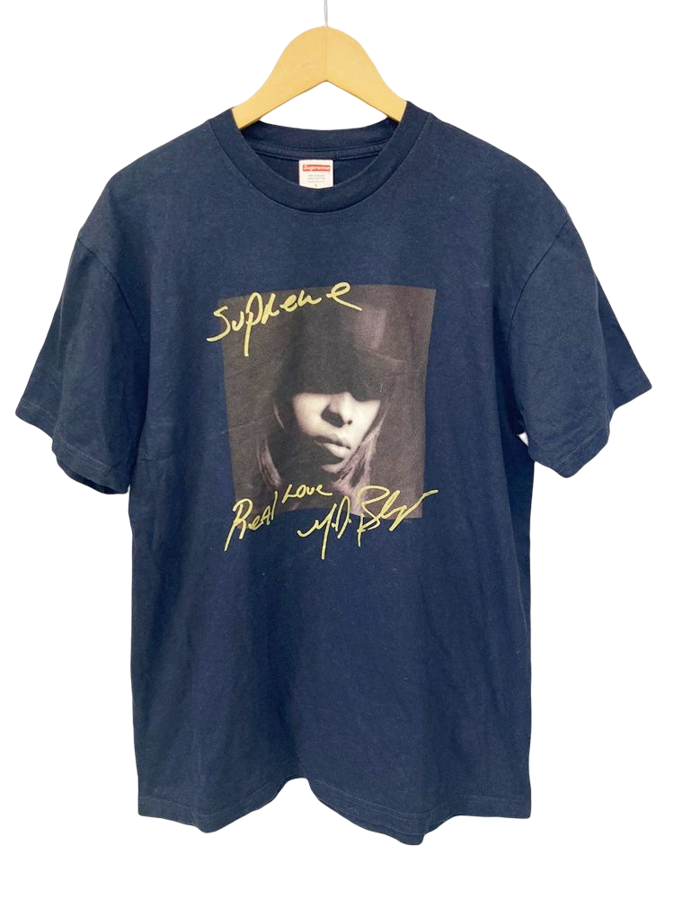 supreme 19AW Mary J.Blige Tee ネイビートップス - Tシャツ