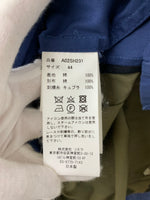 メゾンミハラヤスヒロ Maison MIHARA YASUHIRO コットンシャツ オープンカラー 長袖×半袖 日本製 A02SH231 長袖シャツ カモフラージュ・迷彩 ネイビー 201MT-844
