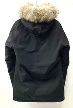 カナダグース CANADA GOOSE JASPER PARKA 3438JM ジャケット ロゴ ブラック Sサイズ 201MT-1930