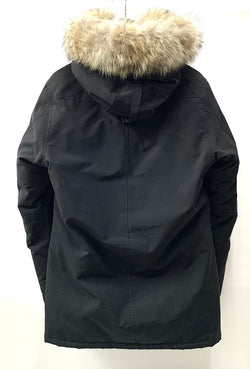 カナダグース CANADA GOOSE JASPER PARKA 3438JM ジャケット ロゴ ブラック Sサイズ 201MT-1930