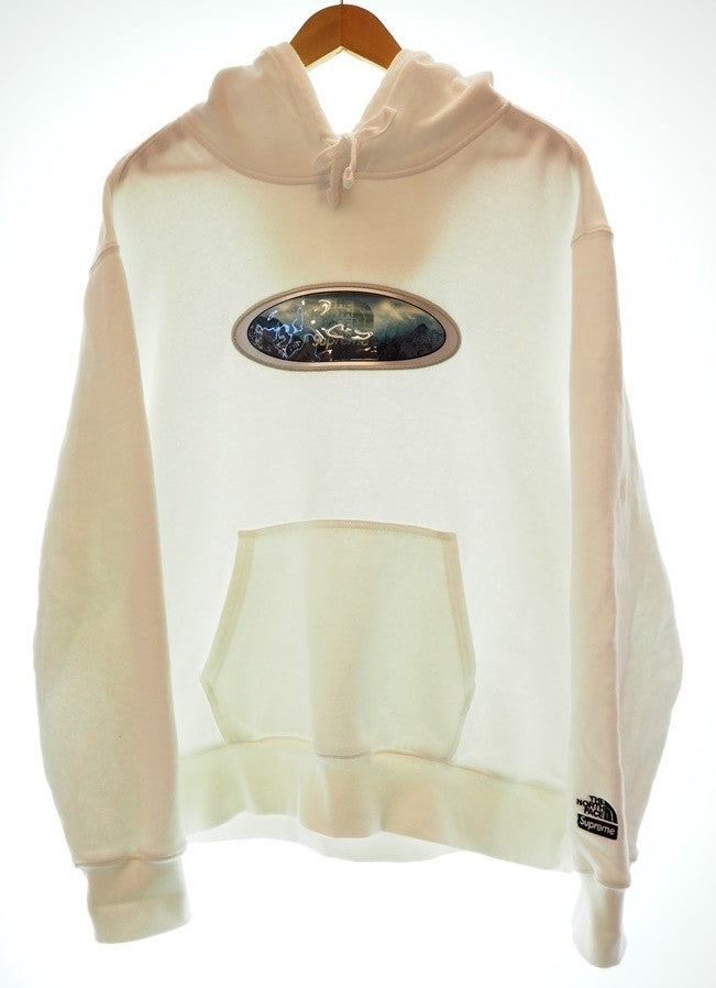 パーカーsupreme lenticular patch hoodie