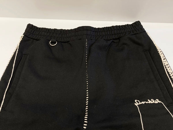 ダブレット doublet BIG STITCH SWEAT PANTS ブラック系 黒 スウェットパンツ Made in JAPAN 日本製 20AW32PT125 ボトムスその他 ブラック Mサイズ 101MB-337