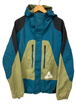 パレス PALACE SKATEBOARD POWDER JACKET パウダージャケット ナイロンジャケット フード  上着 ジャケット ロゴ マルチカラー Mサイズ 101MT-1245