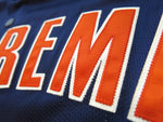 シュプリーム SUPREME Mesh Varsity Jacket メッシュ バーシティー ジャケット アーチロゴ 紺  15S/S ロゴ 刺繍  ジャケット ロゴ ネイビー Mサイズ 101MT-113
