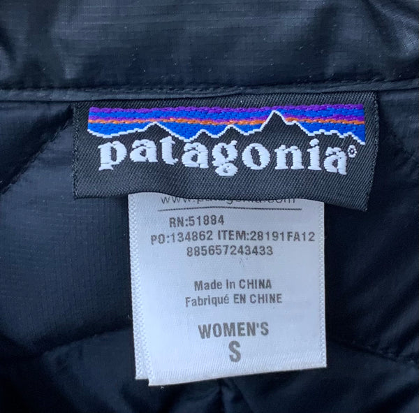 パタゴニア PATAGONIA キルティングジャケット  28191FA12 ジャケット ロゴ ブラック Sサイズ 201LT-248