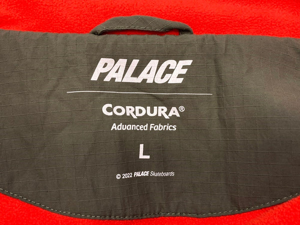 パレス PALACE CORDURA RS ZIP OFF JACKET Olive コーデュラ RS ジップ オフ ジャケット  ジャケット ロゴ カーキ Lサイズ 101MT-2053