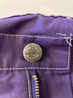 ナインティナインティ 9090 バルーンパンツ ボトム パンツ 刺繍ロゴ ロゴ 紫 パープル  NN1148 ボトムスその他 ロゴ パープル Lサイズ 101MB-121
