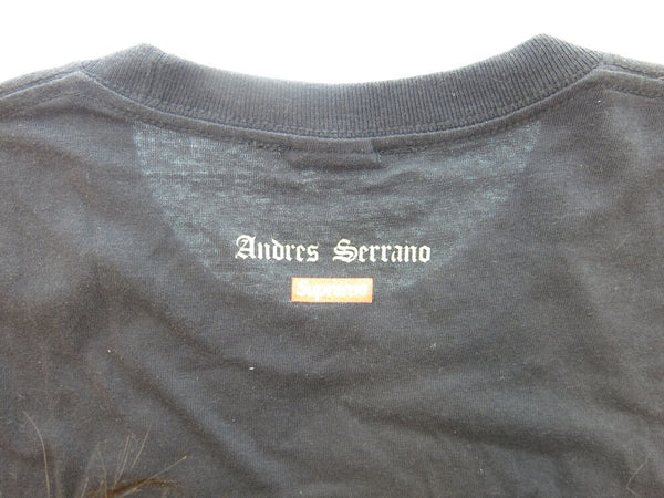 シュプリーム SUPREME  Andres Serrano  MADONNA & CHILD アンドレス セラーノ マドンナ & チャイルド 黒 Tシャツ プリント ブラック Mサイズ 101MT-35