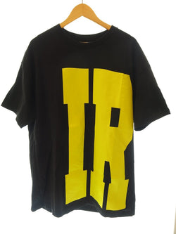 IRAK アイラック NY Tall Tee ニューヨーク トール Tシャツ ブラック 黒 プリント イエロー ビックプリント トップス 半袖 メンズ サイズXL (TP-889)