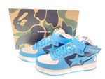 ア ベイシング エイプ A BATHING APE BAPE STA ™ Mid Sax ベイプスタ ミッド サックス SS22 SAX ブルー 青 箱付き ハイカット エイプ シューズ スニーカー メンズ靴 スニーカー ブルー 27cm 101-shoes306