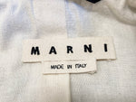 マルニ MARNI カバーオール ネイビー系 紺 Made in ITALY イタリア製  M05AM0070 S48001 サイズ 44 ジャケット 無地 ネイビー 101MT-1734