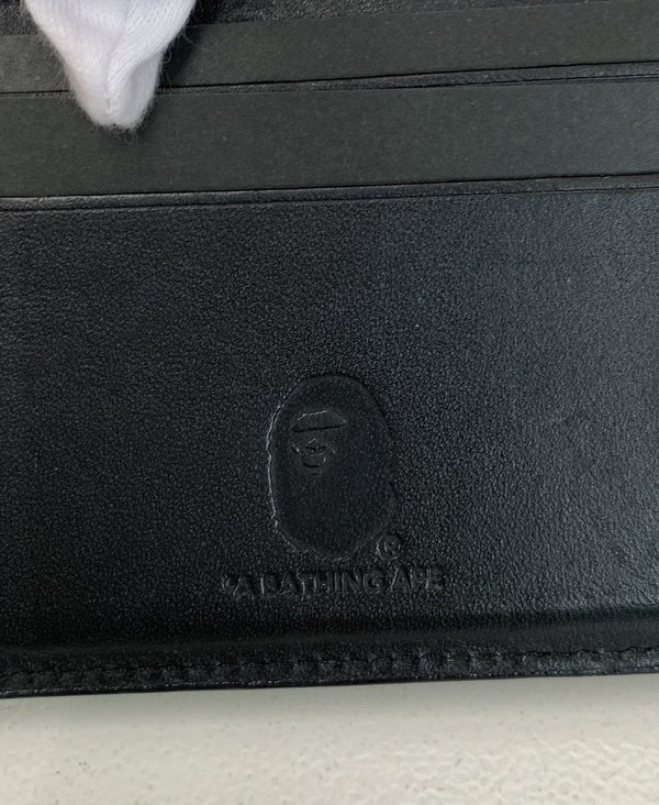 アベイシングエイプ A BATHING APE カモ 二つ折り ショート ウォレット 財布・ケース メンズ財布 カモフラージュ・迷彩 カーキ 201goods-53