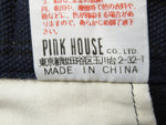 PINKHOUSE ピンクハウス ハーフ パンツ ストライプ レトロ グリーン × ネイビー レディース size L
