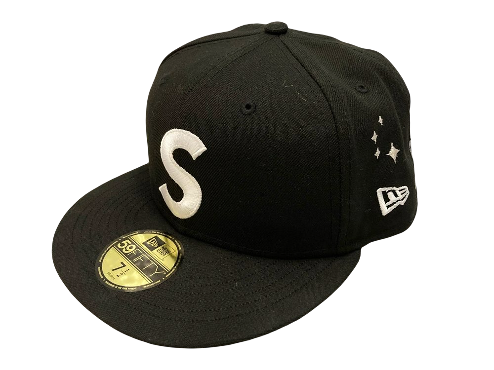 SUPREME × NEW ERA キャップ ブラック 黒 メンズ