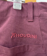 フーディニ HOUDINI ショートパンツ アウトドア ハーフパンツ ロゴ ワインレッド Sサイズ 201MB-285