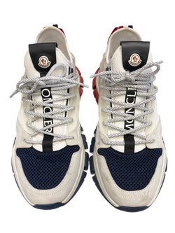 モンクレール MONCLER TREVOR SCARPA ロゴ ホワイト系 白 ネイビー系 レッド系 シューズ  メンズ靴 スニーカー ホワイト サイズ 41 101-shoes1170