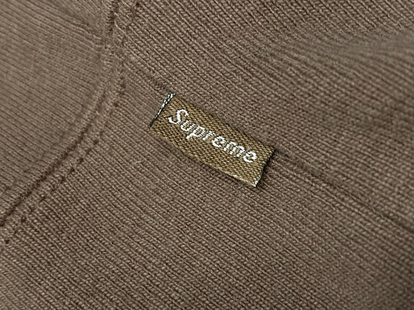 シュプリーム SUPREME Box Logo Crewneck Brown 22AW ボックス ロゴ クルーネック プルオーバー トレーナー スウェット ロゴ ブラウン Lサイズ 101MT-2000