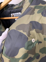 ア ベイシング エイプ A BATHING APE ジップアップ ブルゾン 001HJC801004X ジャケット カモフラージュ・迷彩 カーキ LLサイズ 201MT-1162