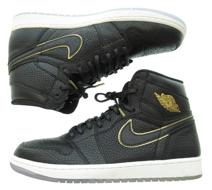 ナイキ NIKE AIR JORDAN 1 RETRO HIGH OG BLACK/METALLIC GOLD-SUMMIT