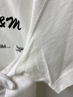 エムアンドエム M&M × WOLFS HEAD × made in GM japan × SHANTii クルーネック Tee Tシャツ プリント ホワイト Lサイズ 201MT-1350