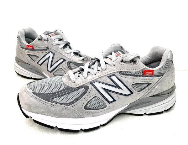 ニューバランス new balance スエード Dワイズ USA製 M990VS4 メンズ靴 スニーカー ロゴ グレー 201-shoes225