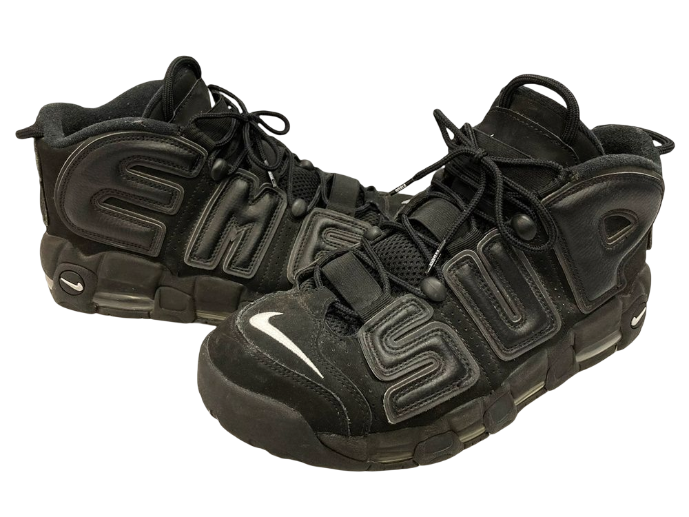 Nike air uptempo supreme 2025 black