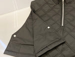 アレッジ ALLEGE Short Half Zip No sleeve P/O ハーフジップ プルオーバー キルティング ブラック系 黒 Made in JAPAN 日本製  AL19W-VT01 ベスト 無地 ブラック 101MT-1424