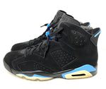 ナイキ NIKE エアジョーダン6 レトロ AIR JORDAN 6 RETRO UNC 384664-006 メンズ靴 スニーカー ロゴ ブラック 29cm 201-shoes493