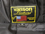 VANSON バンソン ナイロン ジャケット バイクウェア パッド付 ブラック サイズXL メンズ VS15115W (TP-664)
