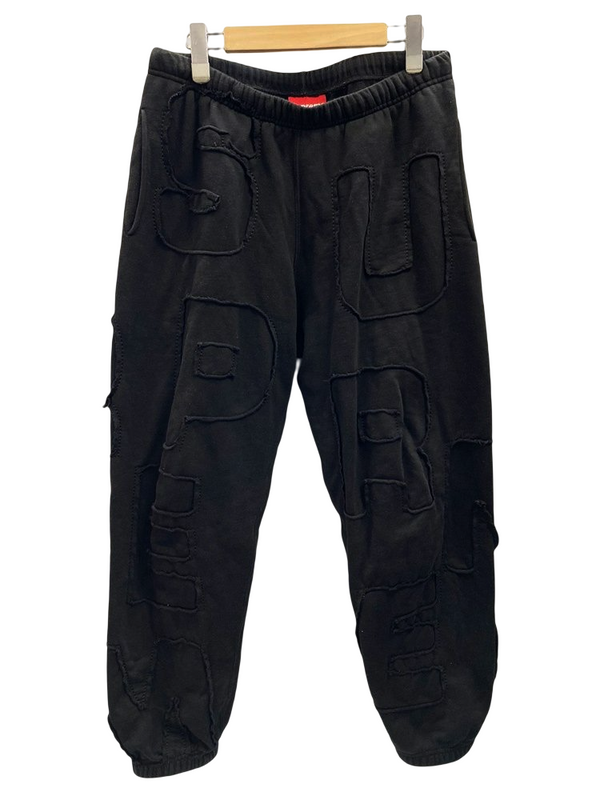 シュプリーム SUPREME Cutout Letters Sweatpant 20SS カットアウト スウェット パンツ ブラック系 黒  ボトムスその他 ロゴ ブラック Sサイズ 101MB-313