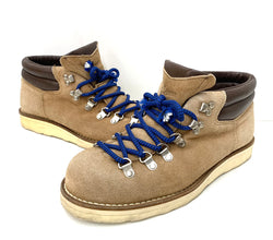 ダナー Danner STUSSY 別注 MT.RIDGE MID CRYSTY マウンテンブーツ スエード US9 DS4026 メンズ靴 ブーツ その他 ロゴ ベージュ 201-shoes340