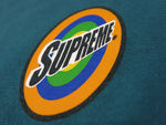 シュプリーム SUPREME 青 緑 プルオーバー バックプリント カナダ製 スウェット プリント ブルー Mサイズ 101MT-109