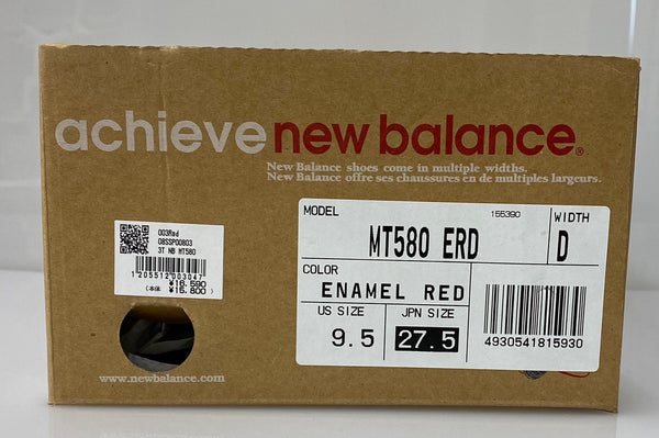 ニューバランス new balance  UNDEFEATED×HECTIC×STUSSY 観賞用 MT580ERD メンズ靴 スニーカー ロゴ マルチカラー 27.5cm 201-shoes691
