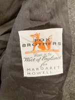 マーガレット ハウエル MARGARET HOWELL FOX BROTHERS FOR MARGARET HOWELL セットアップ ジャケット ボトム Made in JAPAN チャコールグレー系  578-220307/578-242309 スーツ・セットアップ 無地 グレー 101LT-58