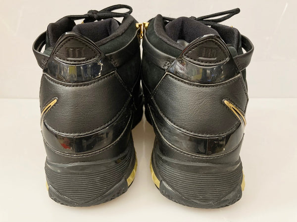 ナイキ NIKE ZOOM LEBRON 3 QS ナイキ バスケットボール ズーム レブロン 3 クイックストライク ブラック/メタリックゴールド AO2434-001 メンズ靴 スニーカー ブラック 27cm 101-shoes828