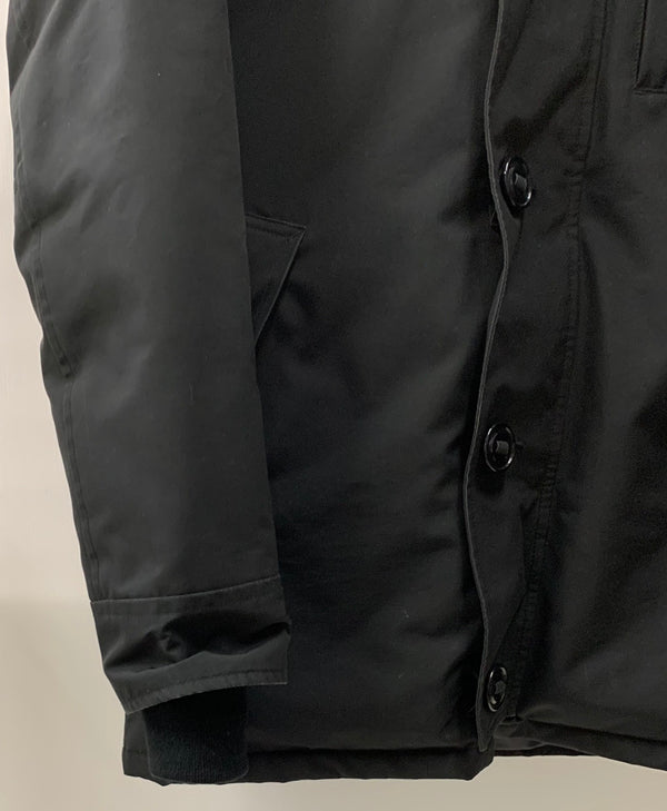 カナダグース CANADA GOOSE JASPER PARKA 3438JM ジャケット ロゴ ブラック Sサイズ 201MT-1930