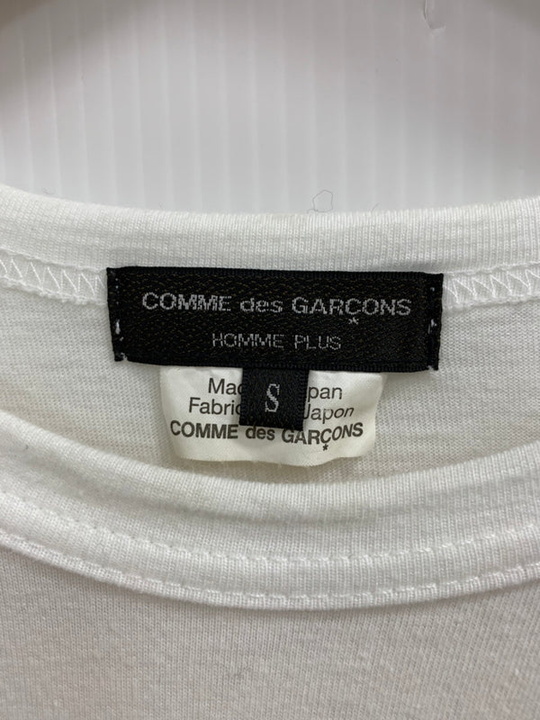 コムデギャルソン COMME des GARCONS Tシャツ Tシャツ ワンポイント ホワイト Sサイズ 201MT-141