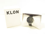 KLON × JAM クローン ジャム PASS TIME ELFIN EVEN ‘’BLACK SURFACE‘’  ユニセックス 腕時計 ブラック 箱付き